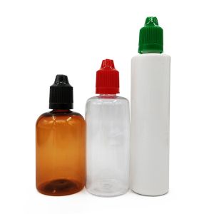 Amber Collor 60ml Plastic bottles