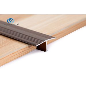 Cheap 2.5m T Profile Aluminium Extrusion Anodized For Wardrobe ODM Available Anti-Slip for sale