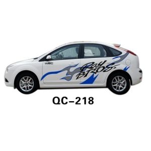 Cheap PVC The Default Color Custom Car Body Sticker QC-218K for sale
