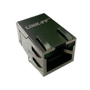 Cheap XFVOIP5QS-CTRR1-2L POE RJ45 Connector LPJK4010B69NL 10 / 100Base-TX Single Port for sale