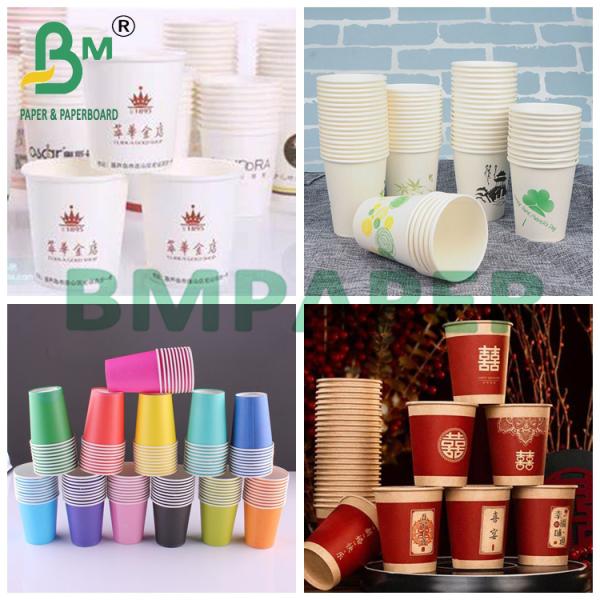 250g + 20g Cup Base Paper Single Side PE Coated Board 70 * 100cm 250g + 20g Cup Base Paper Single Side PE Coated Board 70 * 100cm