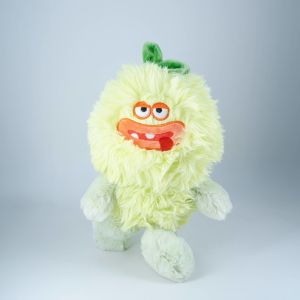 Multi Colored Fruit Monster Plush Toy With Sausage Mouth Customizable Shape