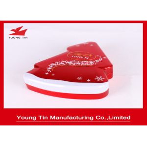 China New Year Holiday Candy Gift Tins With Custom Artwork Printing and Embossing on sale