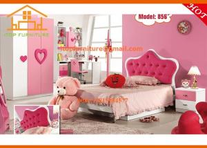 China 2016 new mdf modern children Toddler triple bunk bed kids bedroom furniture on sale