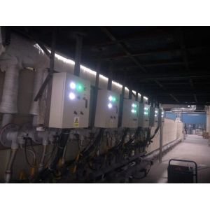 Mesh Belt Spray Zone Drying Aluminum Brazing Furnace 1000mm Width