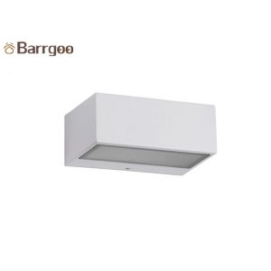 Square LED Up And Down Outdoor Lights , Exterior LED Wall Sconce With Gu10