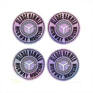 Printing Private Custom Logo Hologram Stickers PET Self Adhesive Security Labels