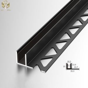 Cheap 30x30 Aluminium Edge Trim Profiles 2mm Thickness Customized for sale