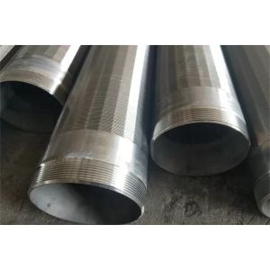 Threaded Wire Wrapped Screens Rust Resistant Electropolished Stainless Steel
