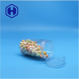 Clear Round Plastic Sugar Pecan Candy Badam Breath Mints Corn Raisin Walnut Jars