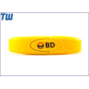 Silicon Buckle Personalized Wristband 4GB USB Memory Stick Thumbdrives