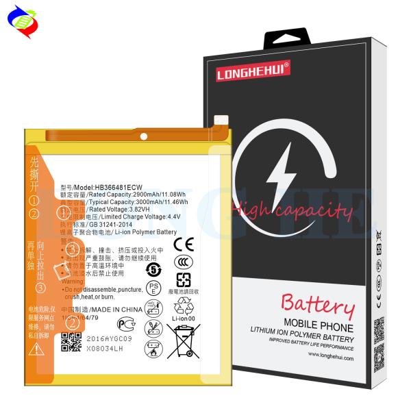 Quality Original Replacement Battery HB366481ECW for P20lite Huawei P9Llite Y6 2018 Y7 2018 3000mAh 3.82V wholesale