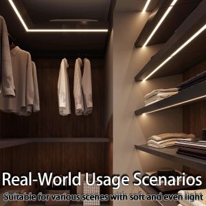 Embedded LED Induction Light Strip Wardrobe Wine Cabinet Light Line
