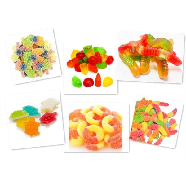 Multihead Weigher Gummy Bear Candy Packaging Machine 500 Gram Waterproof