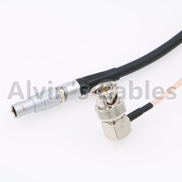 2 Pin to Hirose 4 Pin Male BNC Cable for Teradek 55 Bond BMCC Camera