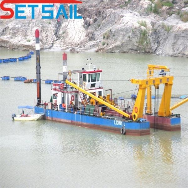 6 Inch Solid Pump Cutter Suction Dredger with 450m3 Water Flow and 3.2meter