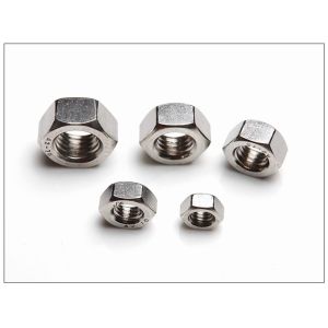 China Metal Machine Hex Nut With Lock Washer Fine Thread Surface Polished on sale