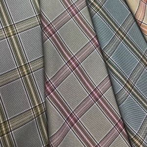 Stretch Polyester Rayon Yarn Dyed Gingham TR Check Fabrics Twill Plaid