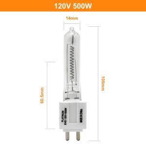 120V 500w Quartz Halogen Bulb Led Replacement 3000k Medium Bipin G9.5 Base