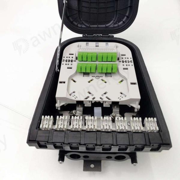Quality FTTH FTTB Outdoor IP65 Wall Or Pole Mounted 16 Port Optical Fiber Distribution Box Fiber Access Terminal Box wholesale