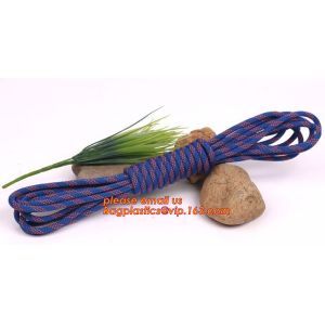 100% nylon 66 8mm 9mm 9.5mm climbing rope strength, high strength fire escape