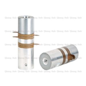 Welding Process High Frequency Ultrasound Transducer With PZT8 Ceramics Middle
