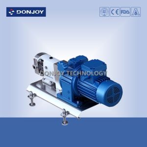 316L Horizontal TUL Lobe High Purity Pumps with Explosion proof Motor Clamp End