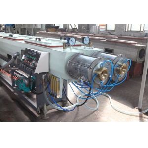 380V 50HZ Plastic Pipe Extrusion Line , Double Screw PVC Pipe Production Line