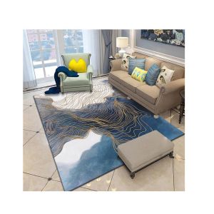 Abstract Rectangle Area Rugs For Living Room 8x10 Anti Slip