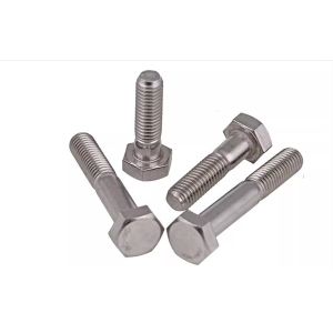 Inch Hex Head Bolt High Strength Plain SS304 SS316 Stainless Steel Fully