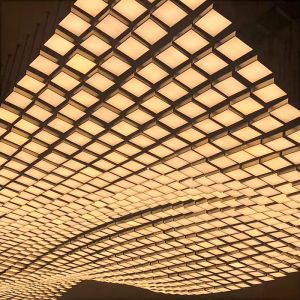 Modern LED Crystal Wave Large Foyer Chandelier Light Custom OEM ODM