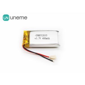 KC Rechargeable Lithium Polymer Battery 552035 3.7V 400mAh for Wireless Device