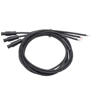 3 Cores Sheathed 24V Power Replace Wire Harness Assembly For Tea Cutting Machine