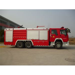 China Multi-Function 6x4 Drive Dry Powder And Foam Fire Truck 64L/S Roof Monitor on sale