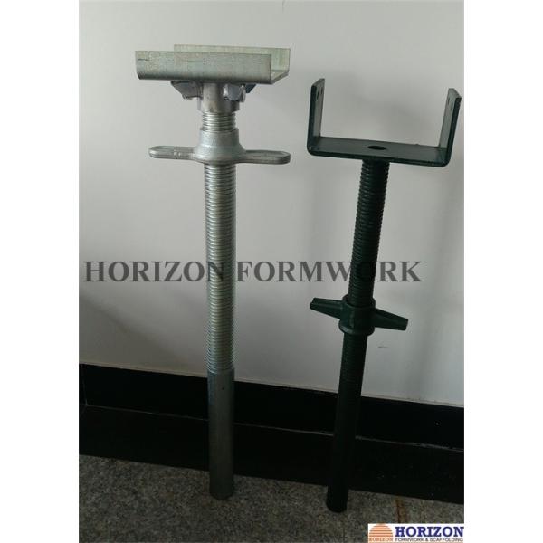 Quality Painted Scaffold Screw Jack Base and Jack Head Jack with BS1139 Standard wholesale