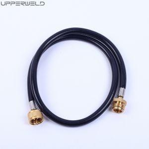 Welding Torch Rubber Gas Hose with Argon CO2 Flowmeter Regulator Length 12/25/50