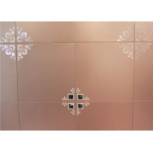 Carved Drop Ceiling Tiles , Basement Decorative Suspended Ceiling Panel