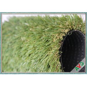 Natural Soft Feeling Garden Artificial Grass , Fire Resistance Garden Turf