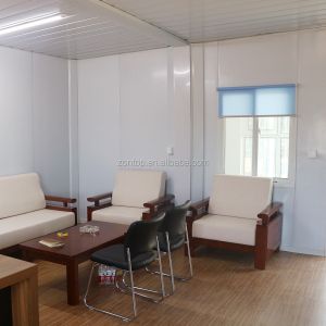 Zontop China Low Cost Luxury Two Storey 3 Bedroom 20ft Small Prefab Home