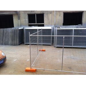 Mobile Construction Fence Height1.8m*Width3.0m Mesh 50mm*100mm HDG 275.sqm 38mm