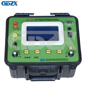 GM-10kV Adjustable High Voltage Digital Insulation Resistance Tester 5KV / 10KV