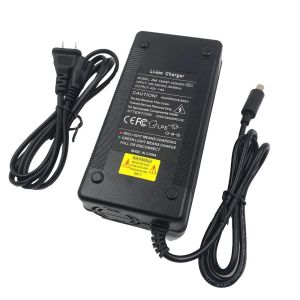 54.6V 3A Lithium Ion Battery Chargers 48V XLR Plug Balance Scooter