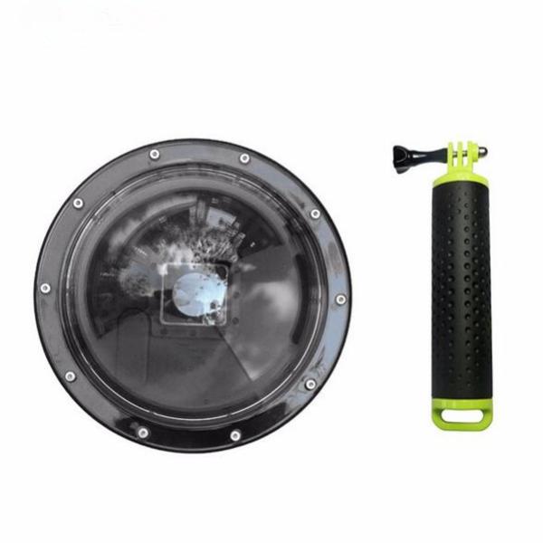 6" Portable Diving Dome Port V1.0 For GoPro 4 3+ Action Camera With Floating