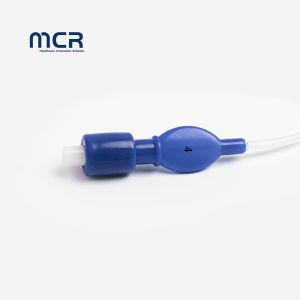 90 Degree Curved PVC Cuff LMA Double Lumen With Stainless String Reinforce