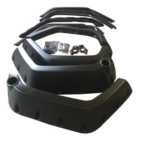 Quality Textured Black Jeep Wrangler JK 2014 Wheel Fender Flares wholesale