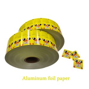 Paper Paperboard Composite Aluminum Foil Paper Roll for 75% Alcohol Wet Wipe