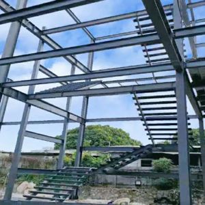 Galvanized Prefab Steel Structure Prefab Metal Warehouse Building Welded