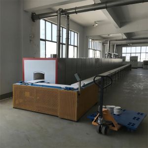 China Continuous Sintering Gas Pusher Kiln Automatic Customized For Electronic Components on sale