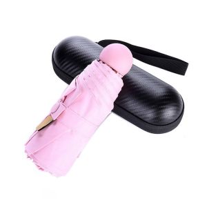 Portable EVA Travel Case , Capsule Folding Umbrella Case