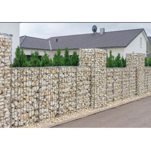 Decoration Gabion Fence Panels HDG Welded Wire Mesh Sheets 60X60mm 3.5mm